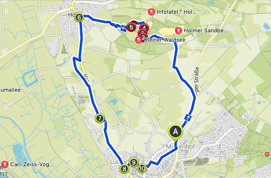 Holmer Sandberge Map