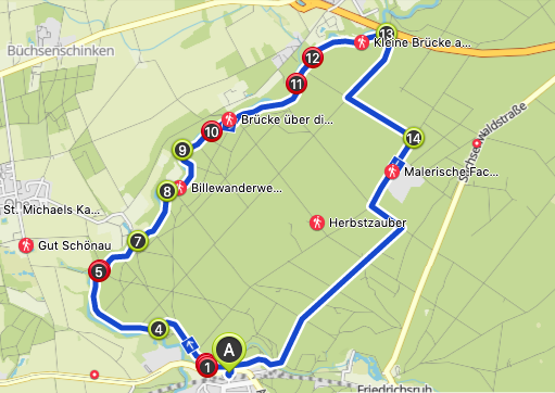 BILLETAL HIKESOME MAP